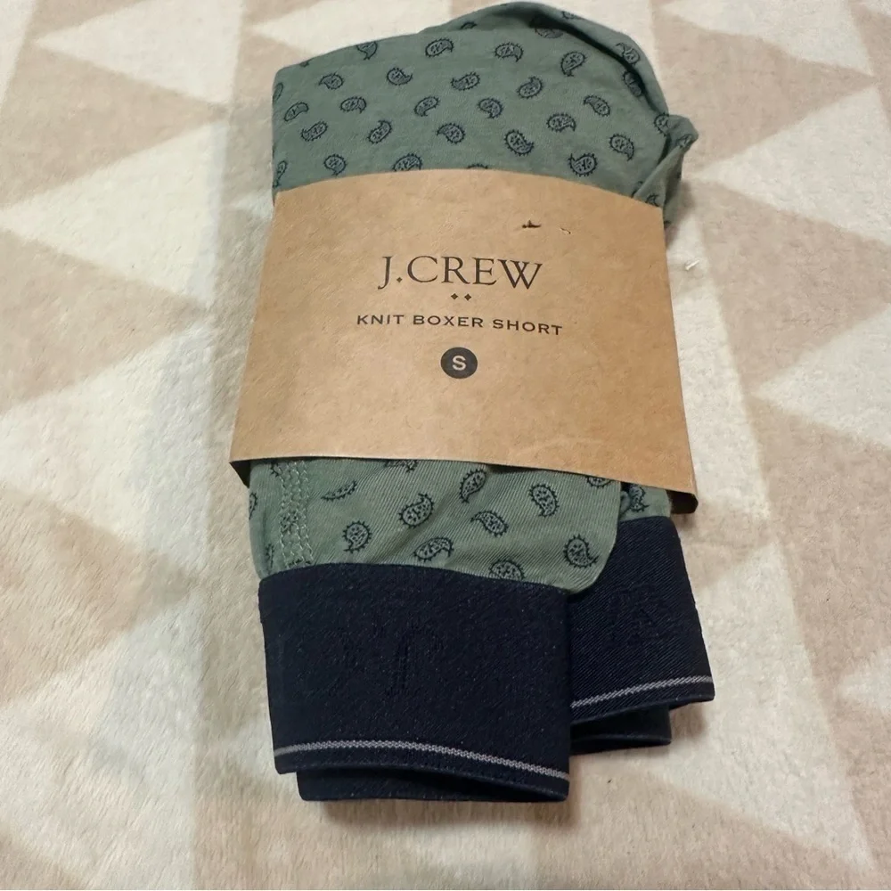J crew paisley printed knit boxer briefs
